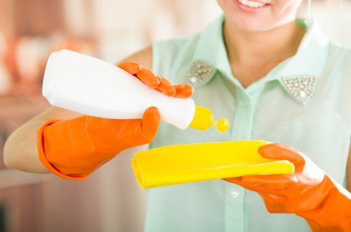 Supervisor investigating a carpet cleaners complaint outcome